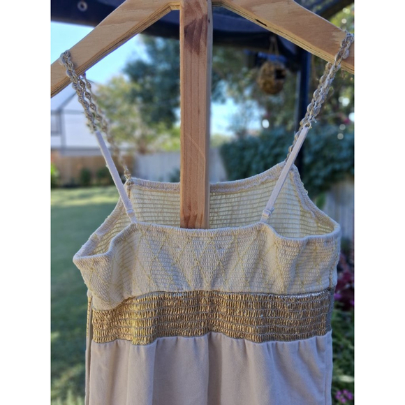 RARE 😍 Free People Smocked Embellished Bird Print Mini Dress Sz.4 NWOT - Picture 10 of 14